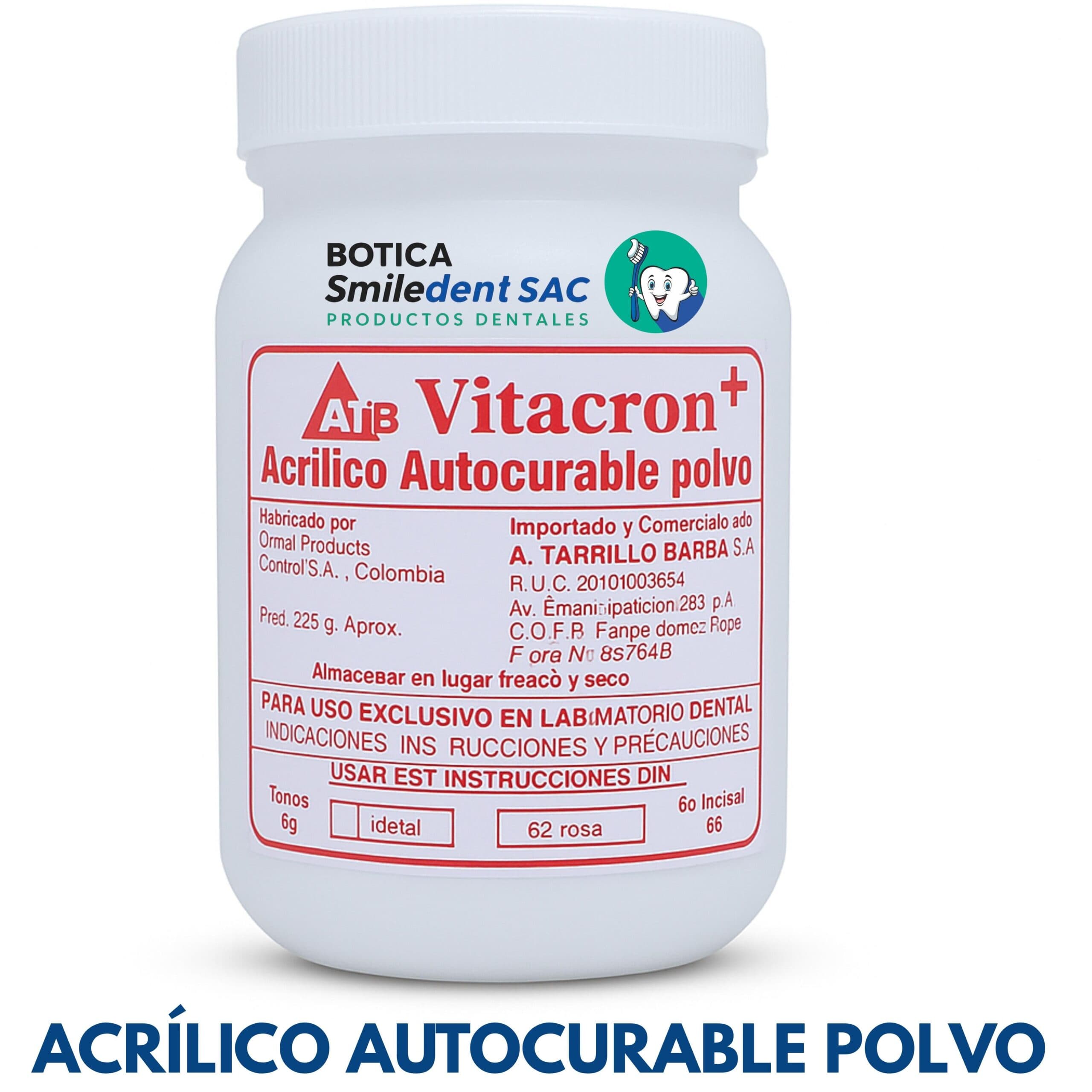 Acrílico Autocurable Polvo 225g