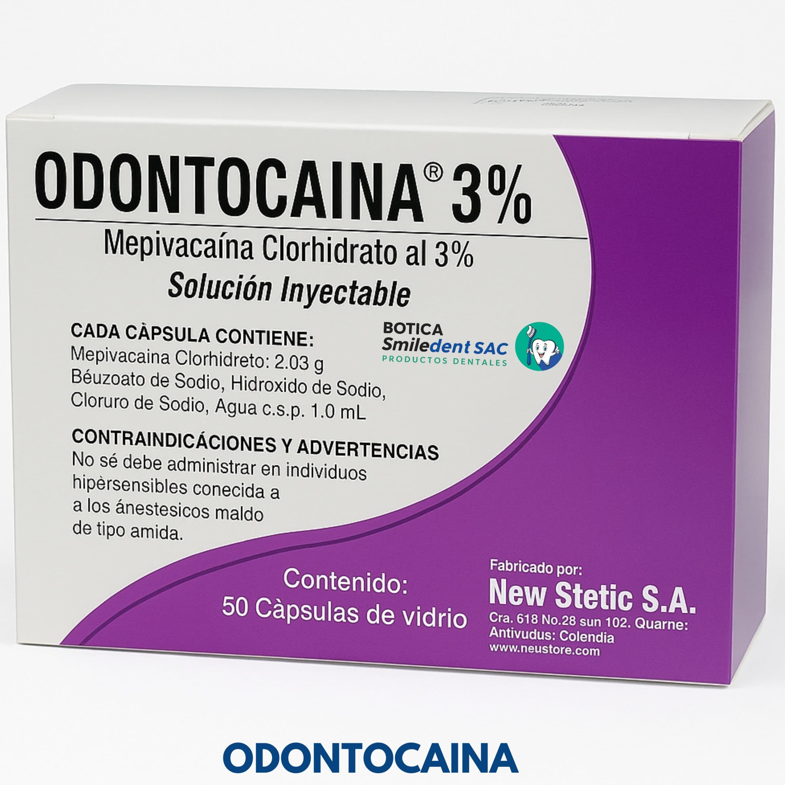 Odontocaina 3%