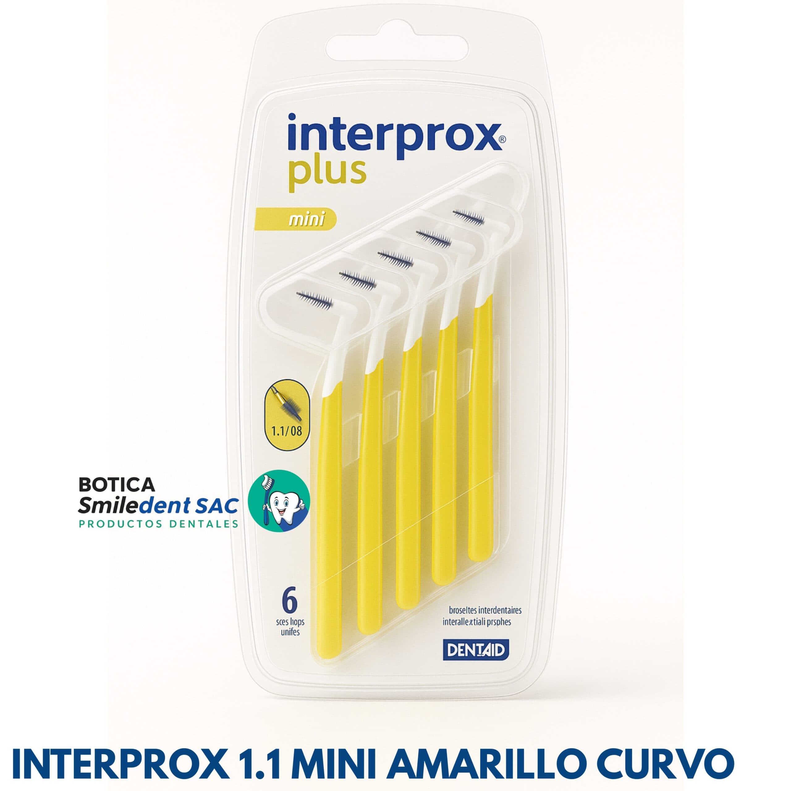 Interprox 1.1 Mini Amarillo Curvo