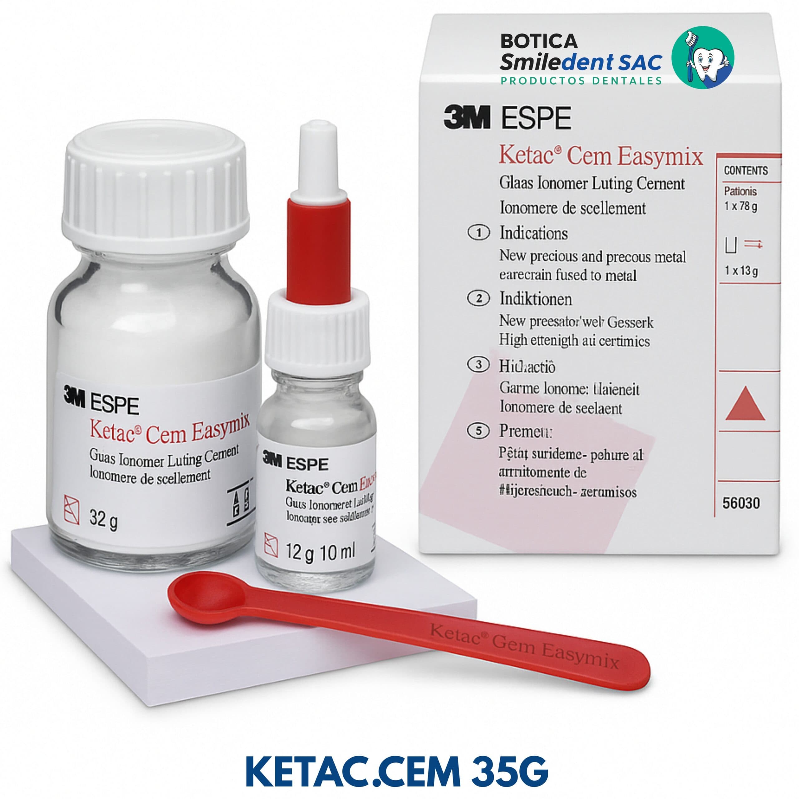 Ketac Cem Polvo 35g Liquido 12ml