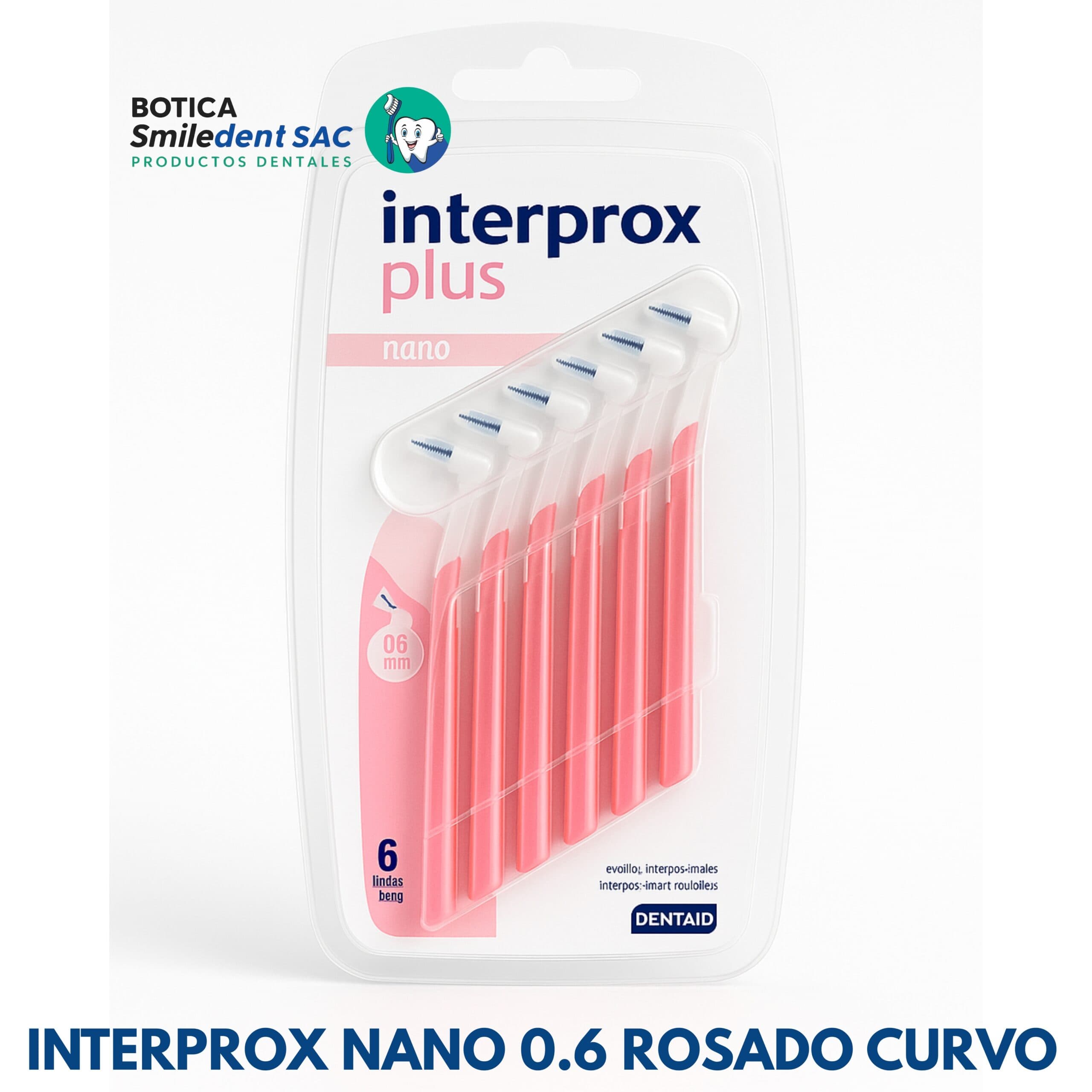 Interprox Nano 0.6 Rosado Curvo